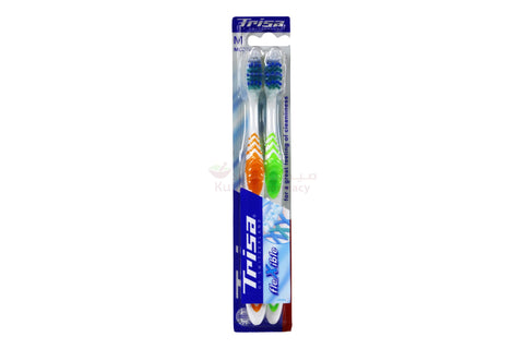 Buy Trisa Flexible Medium Toothbrush 2 PC Online - Kulud Pharmacy