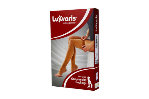 Buy Luxor Thigh High Closed Toe Skin Color 18 21 Mmhg Xx Large Stocking 1 Pair Online - Kulud Pharmacy