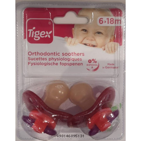 Tigex 2 Ortho La Soothers Pp Colors Dat 6-18M 1KT