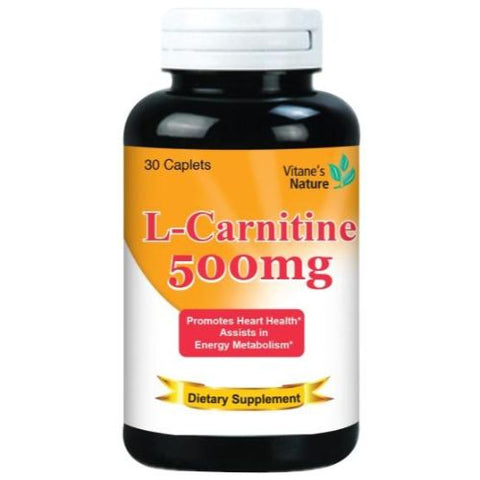 Buy Vitanes Nature L Carnitine Capsule 500 Mg 30 PC Online - Kulud Pharmacy