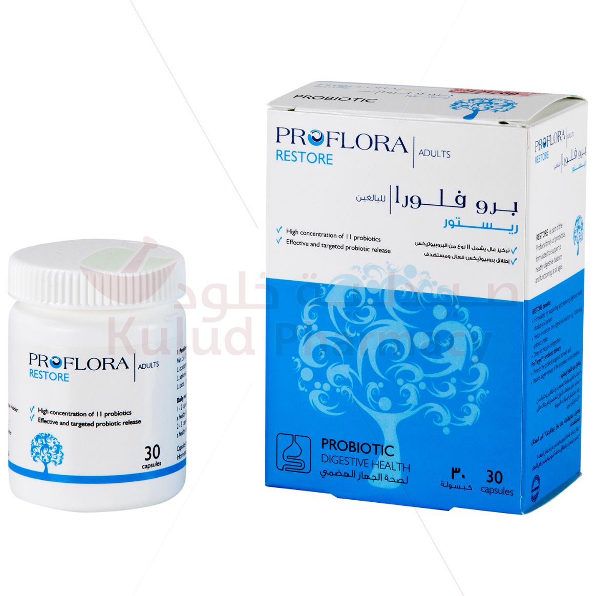 Proflora Restore Adult Soft Gelattin Capsule 30 PC | Kulud Pharmacy