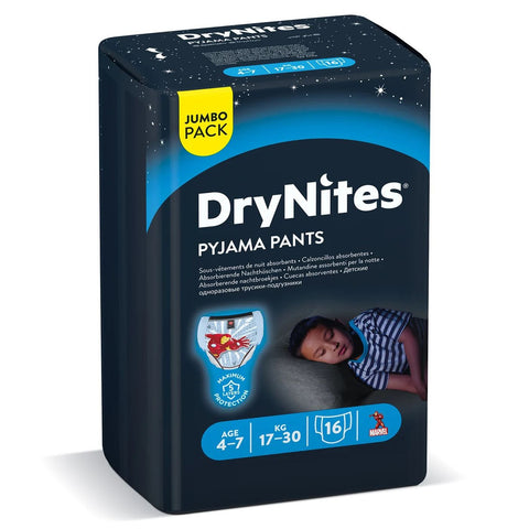 Huggies Drynites Pyjama Pants 17 3 Kg Boys Baby Diaper 16 PC