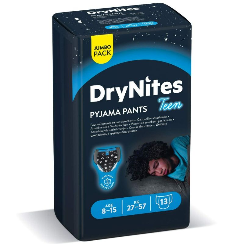 Huggies Drynites Pyjama Pants 8-15 Boys Baby Diaper 13 PC | Diapers Huggies Drynites Pyjama Pants 8-15 Boys Baby Diaper 13 PC | Diapers