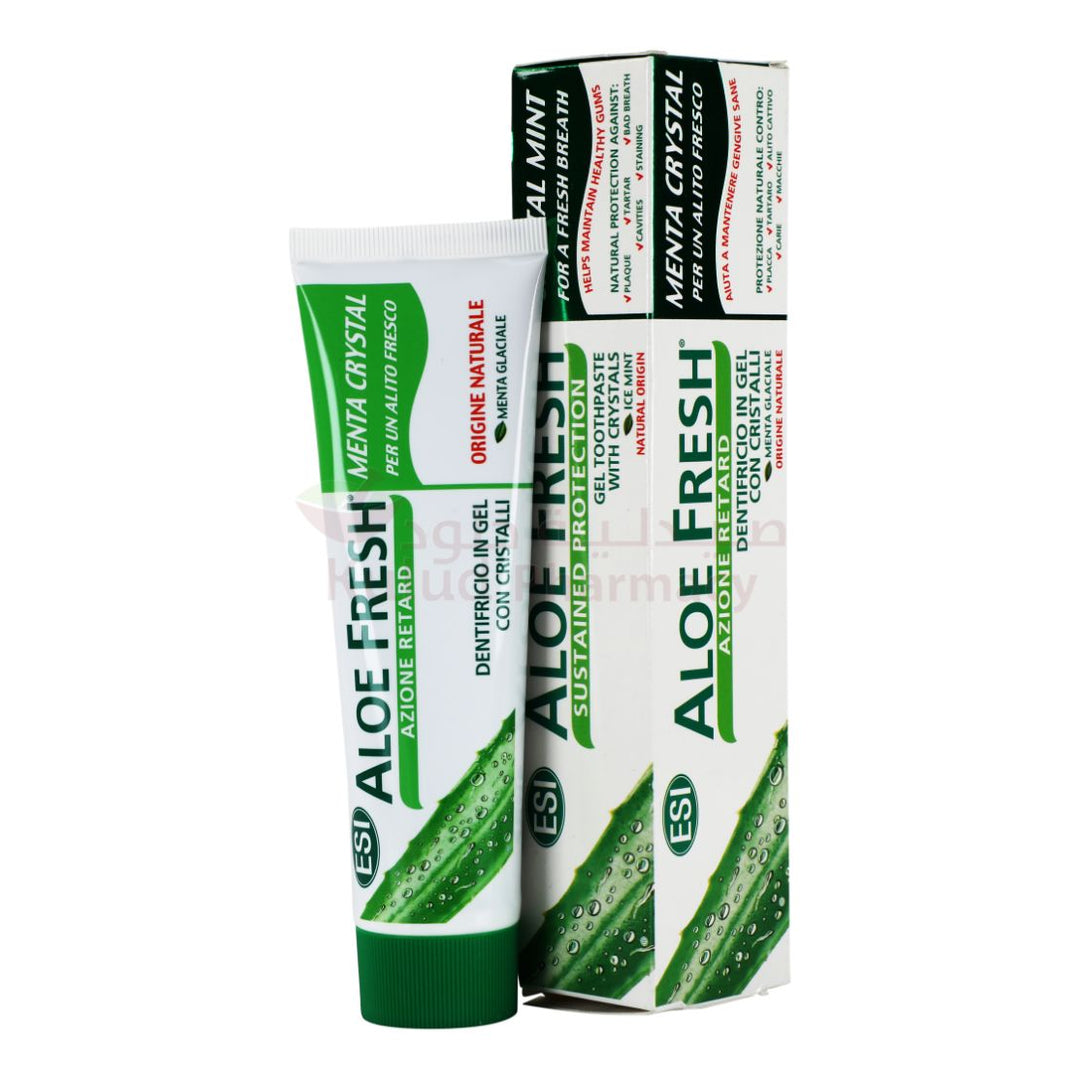 Buy Esi Aloe Fresh Crystal Mint Toothpaste 100 ML Online – Kulud Pharmacy
