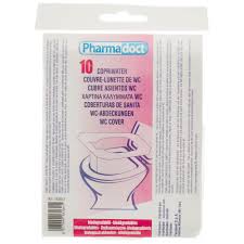 Buy Eurosirel Pharmadoct Wc Cover Paper Toilet Cover 10 PC Online - Kulud Pharmacy