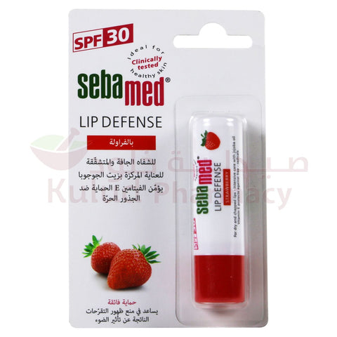 Buy Sebamed Defense Strawberry Lip Stick 4.8 GM Online - Kulud Pharmacy