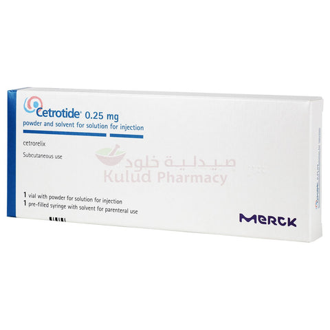 Buy Cetrotide Pre-Filled Syringe 0.25 Mg 1 VL Online - Kulud Pharmacy