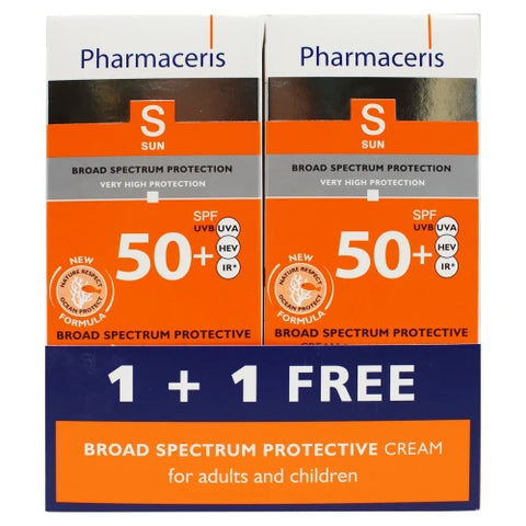 Pharmaceris Broad Spectrum Spf 50+ Cream 50 Ml 1+1 Offer 1KT