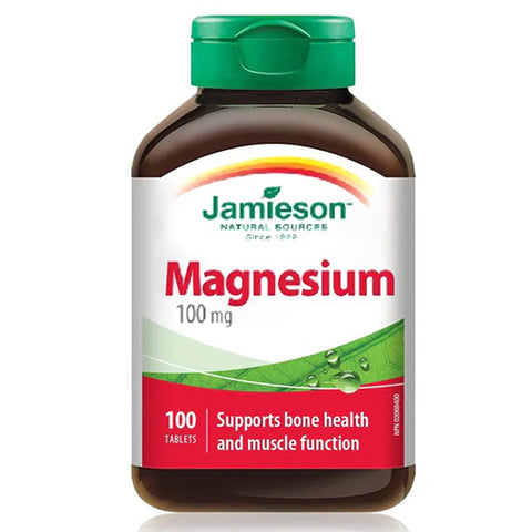 Jamieson Magnesium 100MG Tablets 100's