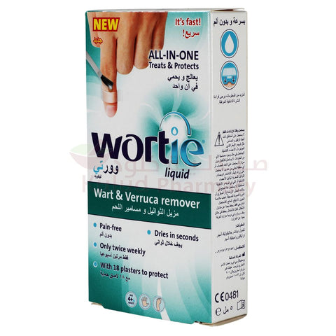 Buy Wortie Liquid Wart Remover Solution 5 ML Online - Kulud Pharmacy