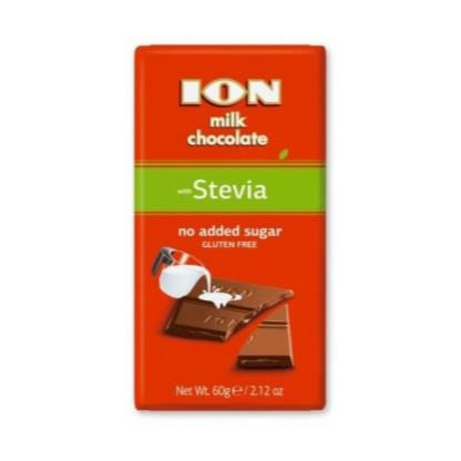 Ion Milk Chocolate (No Added Sugar, Gluten Free) - 60g.