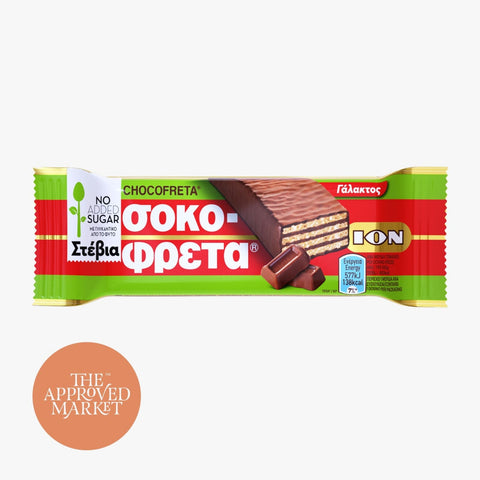 ION Chocofreta Stevia with Milk Chocolate 30g