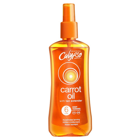 Calypso Deep Tan Carrot With Tan Extender Spf6 Oil 200 ML