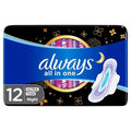 Buy Always All In One Ultra Thin Night Sanitary Pads 12 PC Online - Kulud Pharmacy