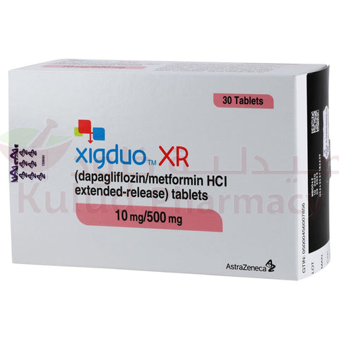 Buy Xigduo Xr Tablet 10/500 Mg 30 PC Online - Kulud Pharmacy