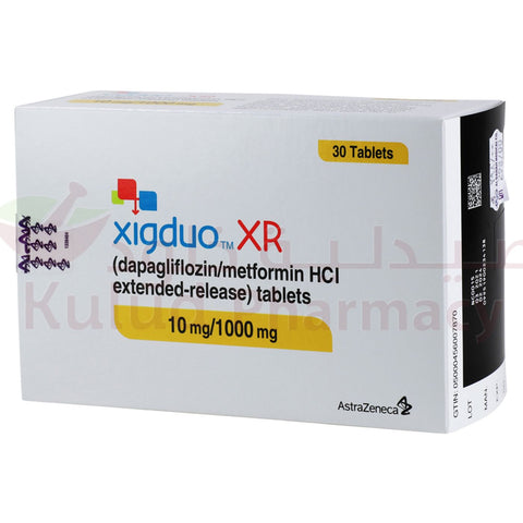 Buy Xigduo Xr Tablet 10/1000 Mg 30 PC Online - Kulud Pharmacy