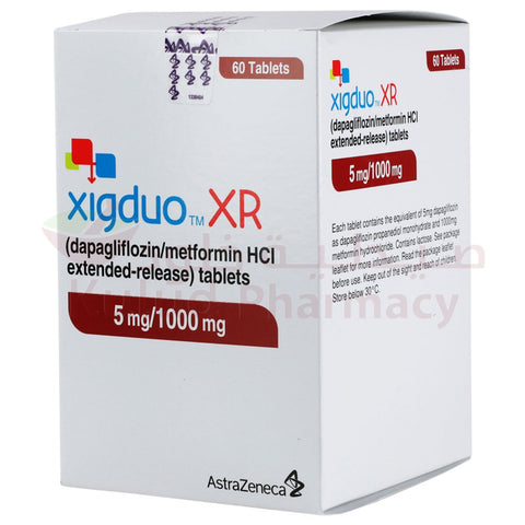 Buy Xigduo Xr Tablet 5/1000 Mg 60 PC Online - Kulud Pharmacy