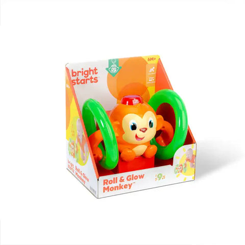 Bright Starts Roll & Glow Monkey Toy