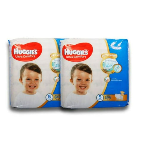 Buy Huggies Diaper Ultra Comfort 5 28 Baby Diaper 1000 GM Online - Kulud Pharmacy