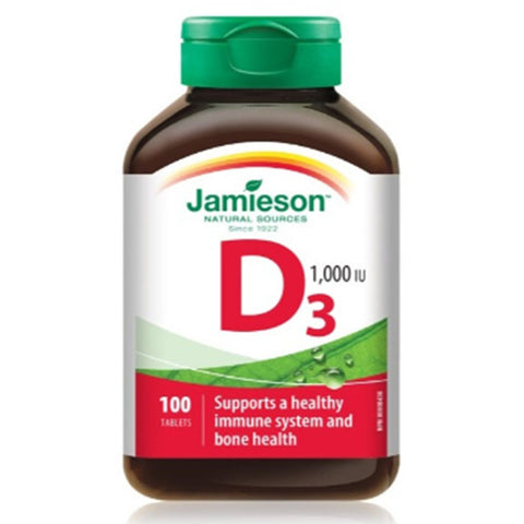 Buy Jamieson Vitamin D Tablet 1000I.U 100 PC Online - Kulud Pharmacy