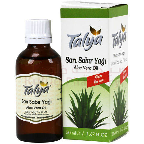 Buy Talya Aloe Vera Oil 50 ML Online - Kulud Pharmacy