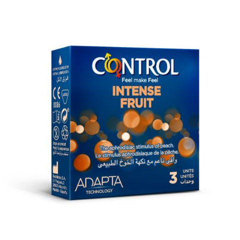 Buy Control Intense Fruit Condom 3 PC Online - Kulud Pharmacy