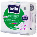 Buy Bella Perfecta Ultra Maxi Green Sanitary Pads 8 PC Online - Kulud Pharmacy