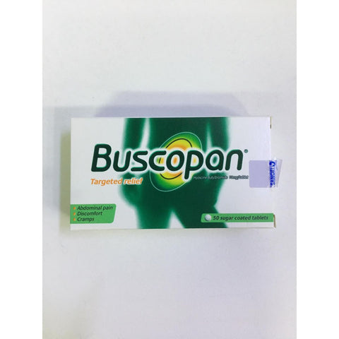 Buy Buscopan 10Mg 50 Tablets 50PC Online - Kulud Pharmacy