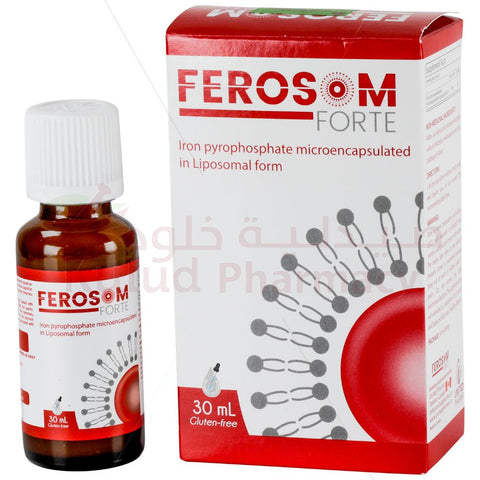 Buy Ferosom Fort Oral Drops 30 ML Online - Kulud Pharmacy