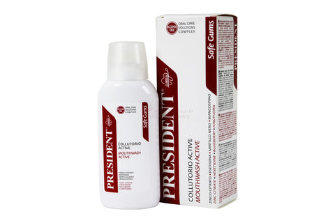 Buy President Active M/W 250 Ml Mouth Wash 250 ML Online - Kulud Pharmacy