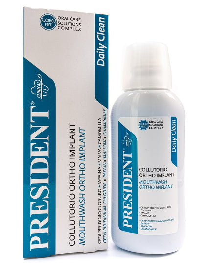 Buy President Professional Orthodontic Mouth Wash 250 ML Online - Kulud Pharmacy