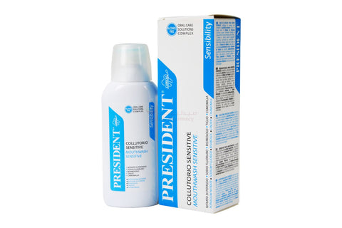 Buy President Sensitive Mouth Wash 250 ML Online - Kulud Pharmacy