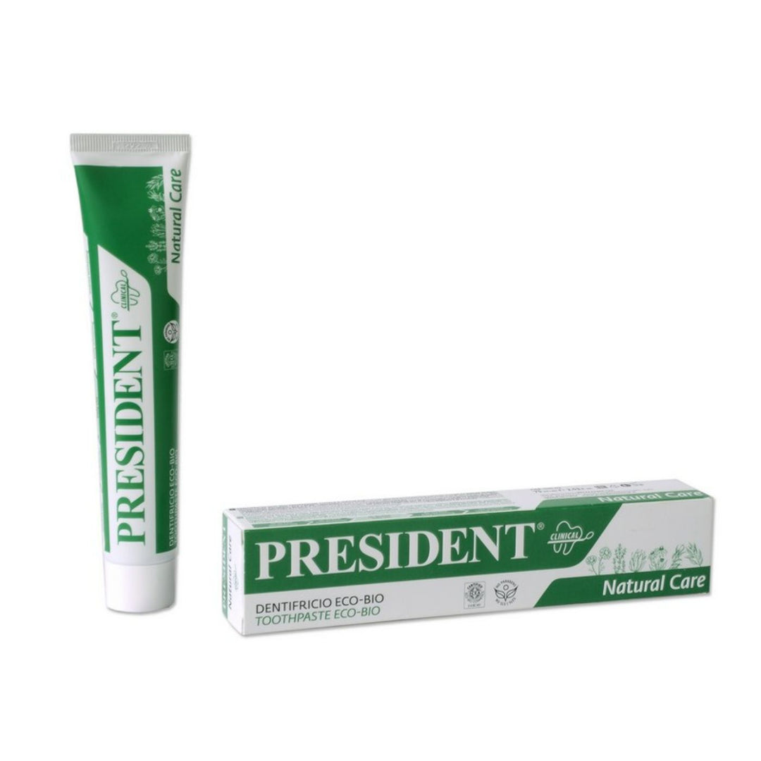 President Eco-Bio Toothpaste Natural Care 75 Ml 75ML | Kulud Pharmacy