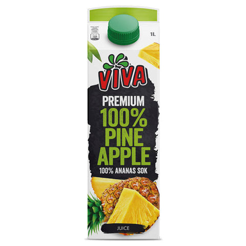 Viva Prm.100%Pineapple Juice 1Ltr