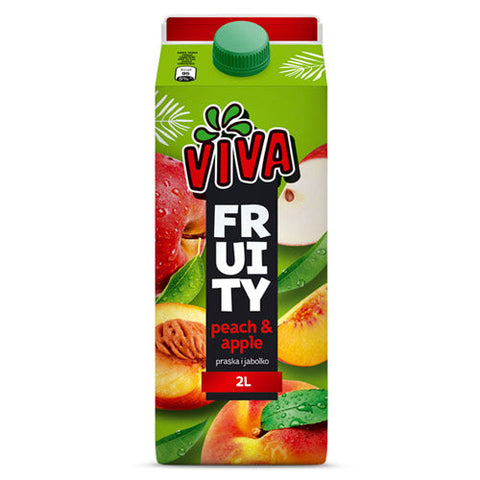 Viva Fruity Peach & Apple 2Ltr