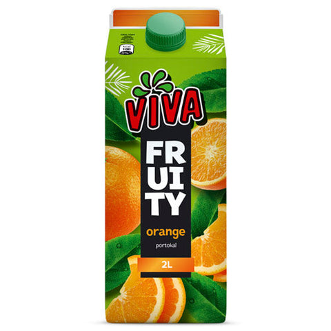 Viva Fruity Orange Juice 2 Ltr