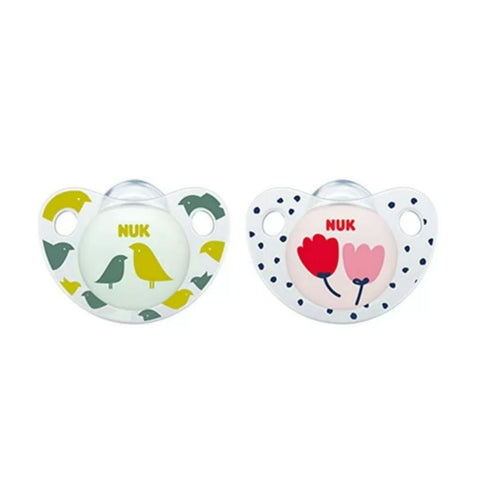Buy Nuk Silicone Pacifier 0 6 Month Trendl Adore 2 Box Soother 2 PC Online - Kulud Pharmacy
