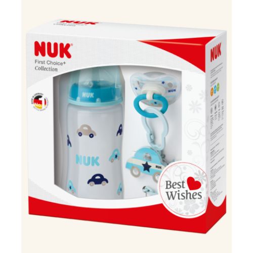 Nuk Gift Collection Blue Set 1 PC | Baby Feeding Essentials Nuk Gift Collection Blue Set 1 PC | Baby Feeding Essentials