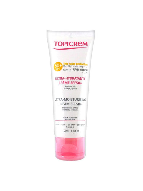 Buy Topicrem Ultra Moisturizing Spf50+ Face Cream 40 ML Online - Kulud Pharmacy