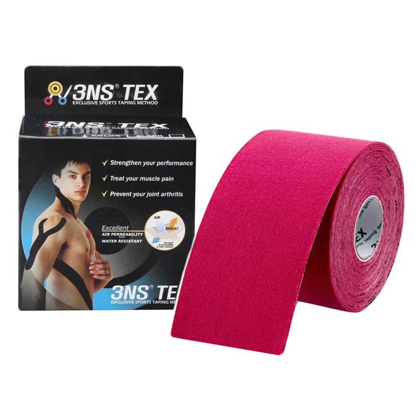 Tex Kinesio Muscles Roll Red Tape 1 PC | Cotton Gauze Bandages Tex Kinesio Muscles Roll Red Tape 1 PC | Cotton Gauze Bandages