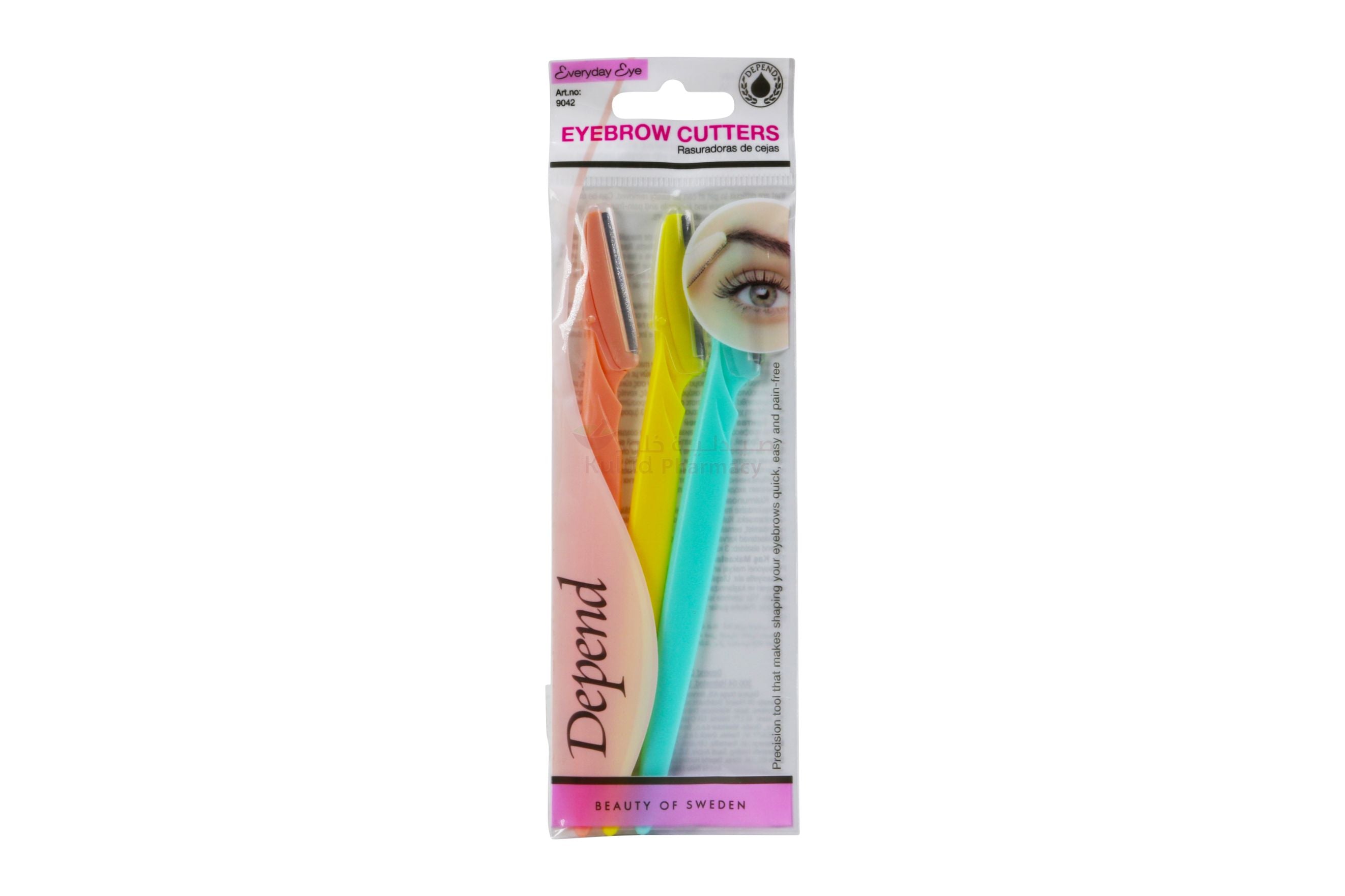 Depend Eyebrow Eyebrow Trimmer I.U 3 PC | Ladies Razors & Blades Depend Eyebrow Eyebrow Trimmer I.U 3 PC | Ladies Razors & Blades