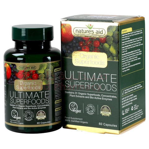 Buy Natures Aid Ultimate Superfoods Capsule 60 CAP Online - Kulud Pharmacy