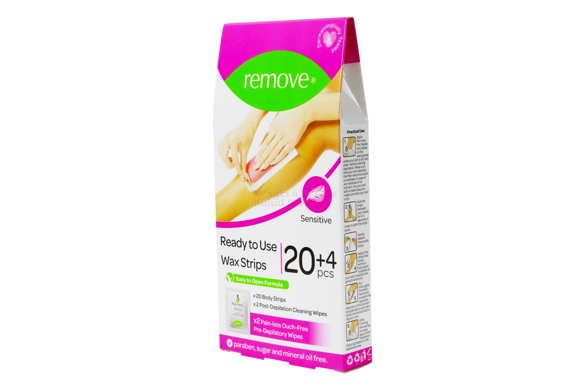 Remove Body Cold Wax Sensitive Strips 24 PC | Depilatory Creams Remove Body Cold Wax Sensitive Strips 24 PC | Depilatory Creams