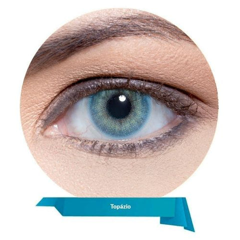 Solotica Hidrocor Monthly Topaz/Topazio Contact Lenses Pair
