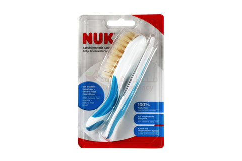 Buy Nuk Hairbrush With Comb Baby Set 1 PC Online - Kulud Pharmacy