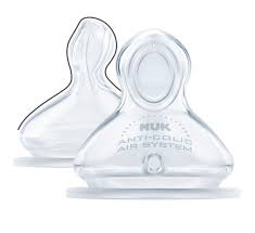Nuk 0-6Month Medium Hole Silicone Teat 1 PC | Baby Gear Nuk 0-6Month Medium Hole Silicone Teat 1 PC | Baby Gear