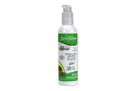 Buy Activilong Actirepair Repair And Style Olive And Avocado Hair Milk 240 ML Online - Kulud Pharmacy