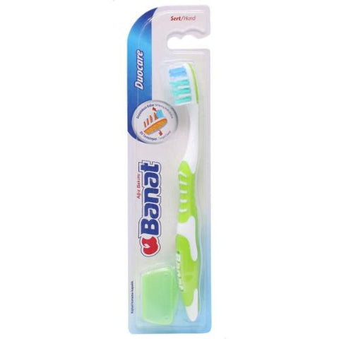 Buy Banat Duocare Hard Toothbrush 1 PC Online - Kulud Pharmacy