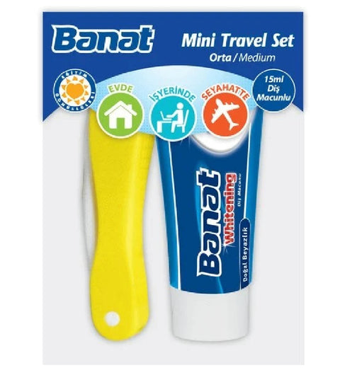 Buy Banat Mini Travel 1 Piece Toothbrush 1 PC Online - Kulud Pharmacy