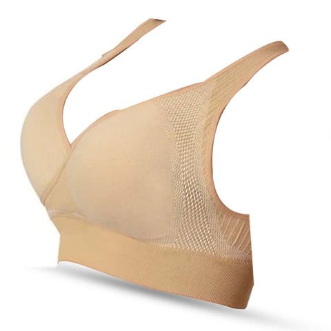 Buy Sankom Patent Cooling Bra For Back Support Beige Medium/Large Support 1 PC Online - Kulud Pharmacy